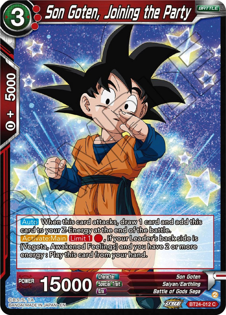 Son Goten, Joining the Party (BT24-012) [Beyond Generations] | Arkham Games and Comics