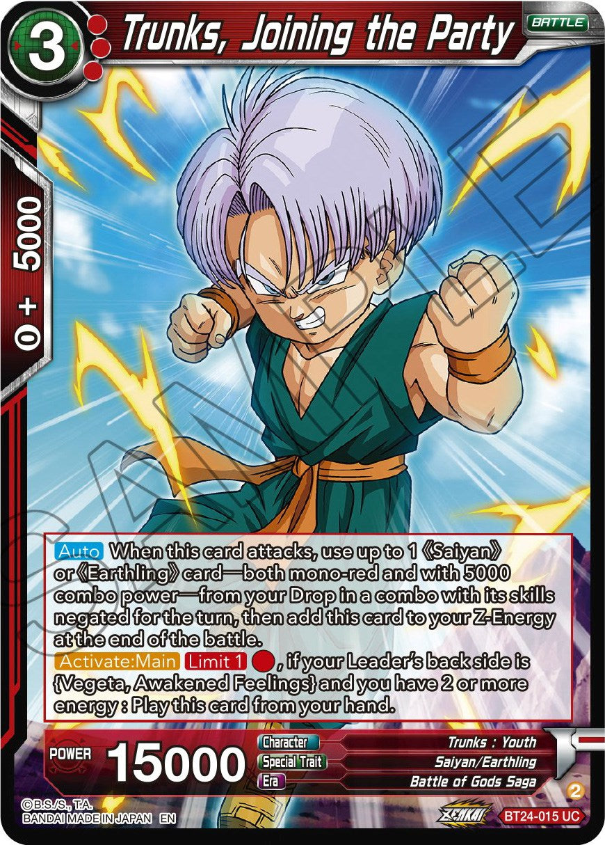 Trunks, Joining the Party (BT24-015) [Beyond Generations] | Arkham Games and Comics