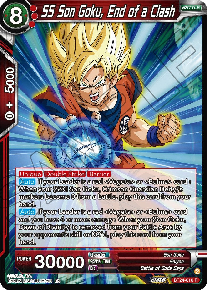 SS Son Goku, End of a Clash (BT24-010) [Beyond Generations] | Arkham Games and Comics