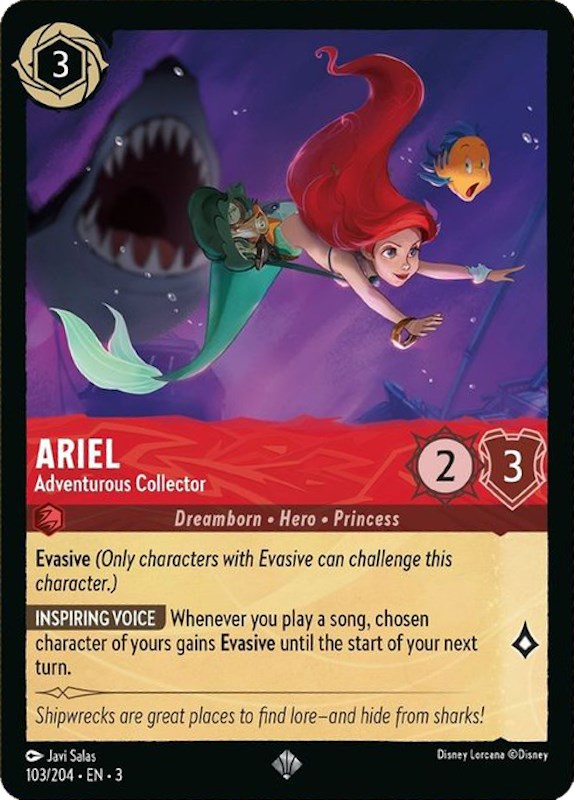 Ariel - Adventurous Collector (103/204) [Into the Inklands] | Arkham Games and Comics