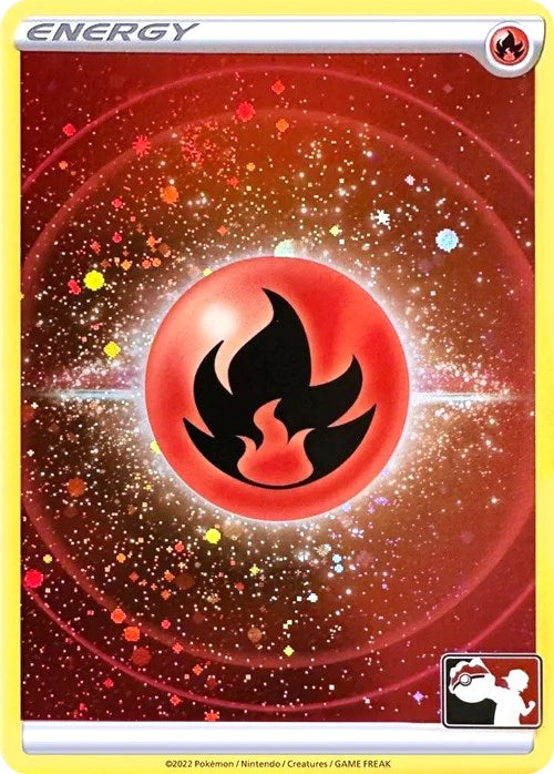 Fire Energy (Cosmos Holo) [Prize Pack Series Three] | Arkham Games and Comics