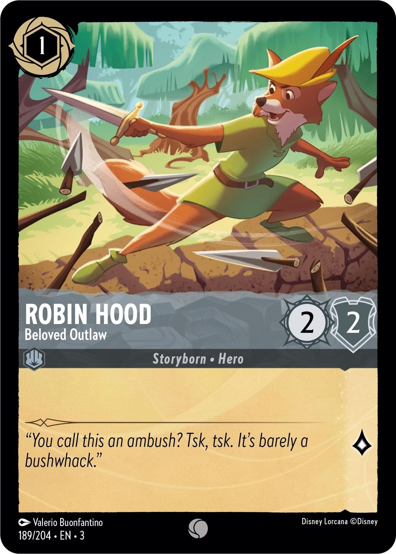 Robin Hood - Beloved Outlaw (189/204) [Into the Inklands] | Arkham Games and Comics