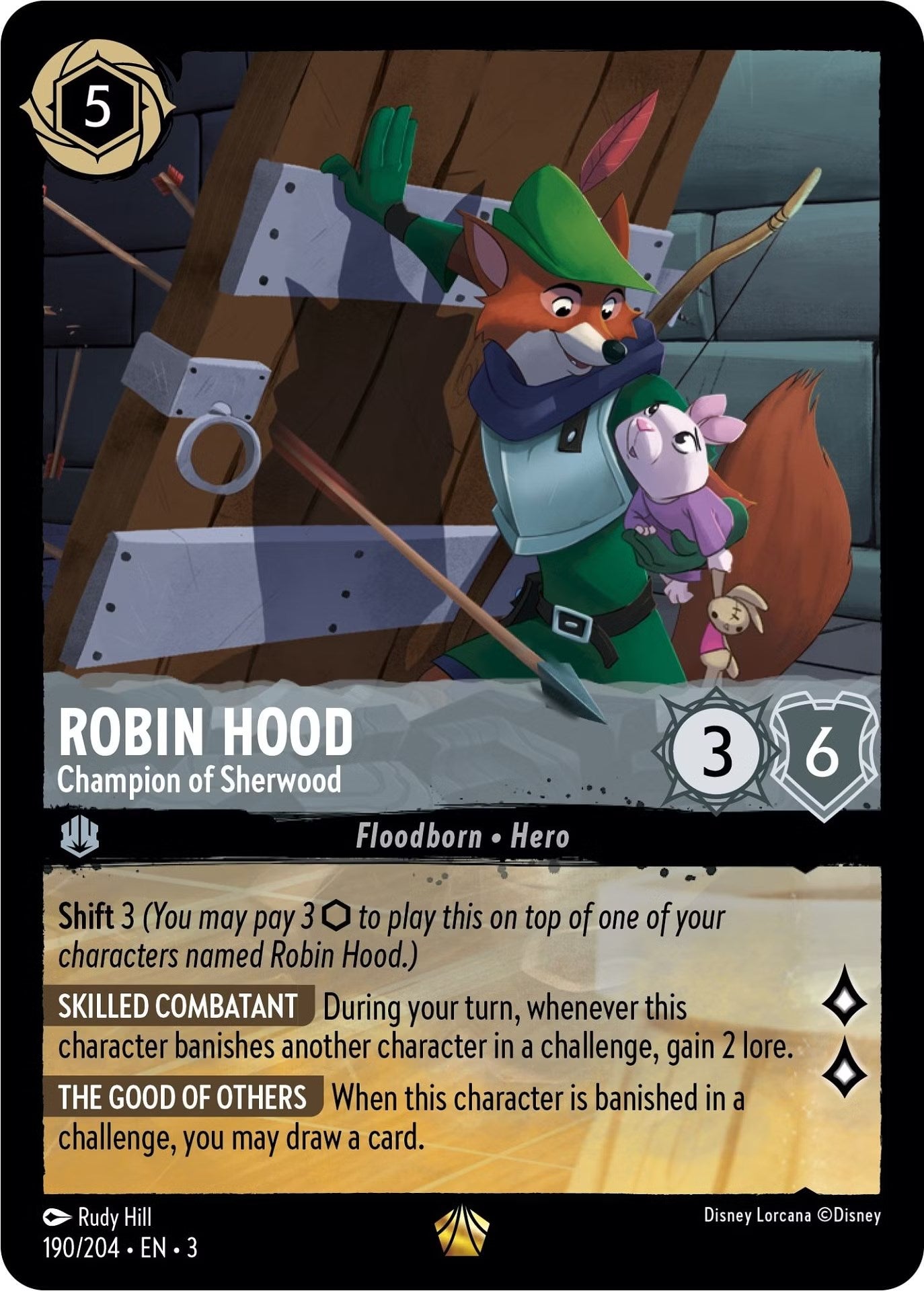 Robin Hood - Champion of Sherwood (190/204) [Into the Inklands] | Arkham Games and Comics