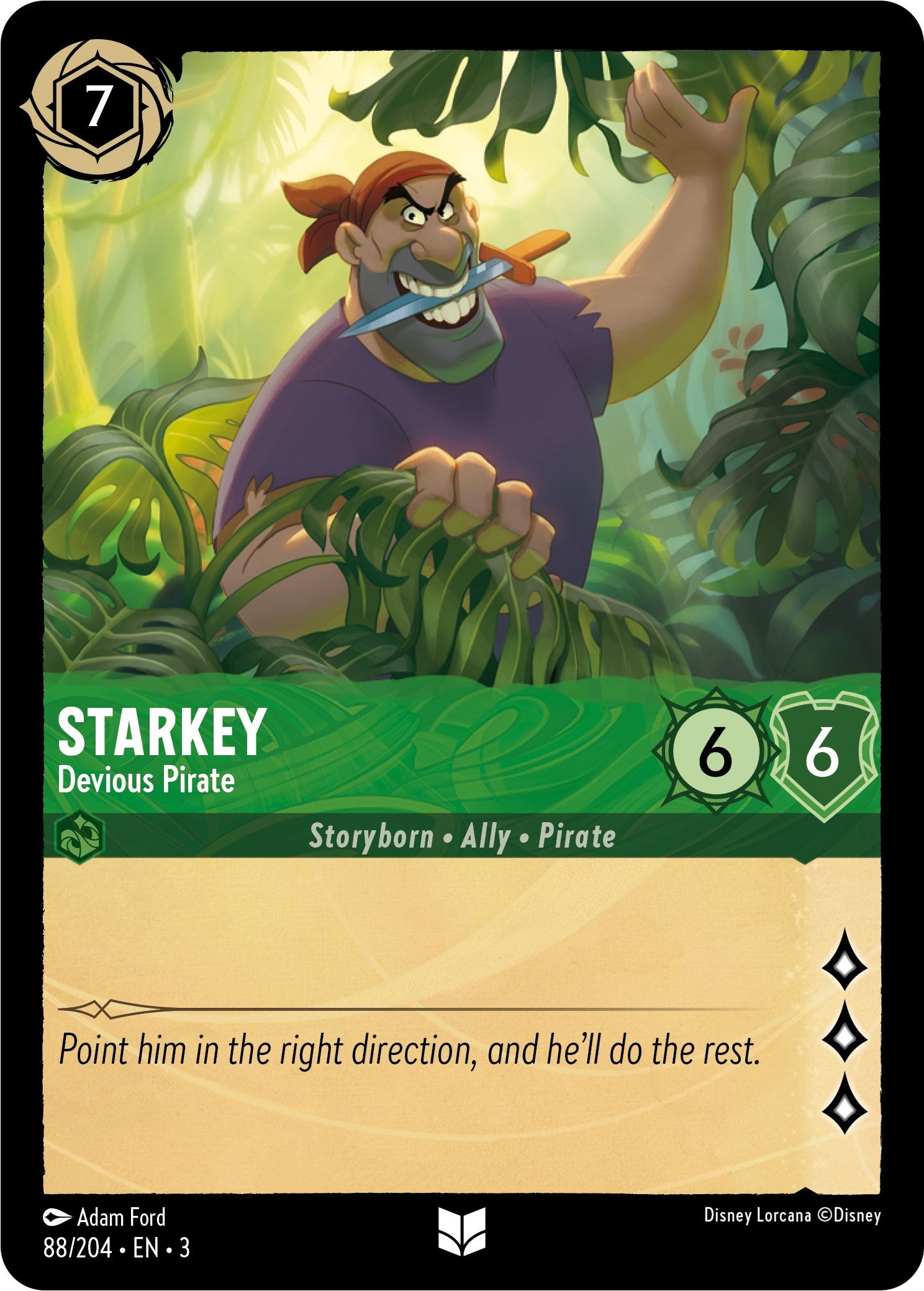 Starkey - Devious Pirate (88/204) [Into the Inklands] | Arkham Games and Comics