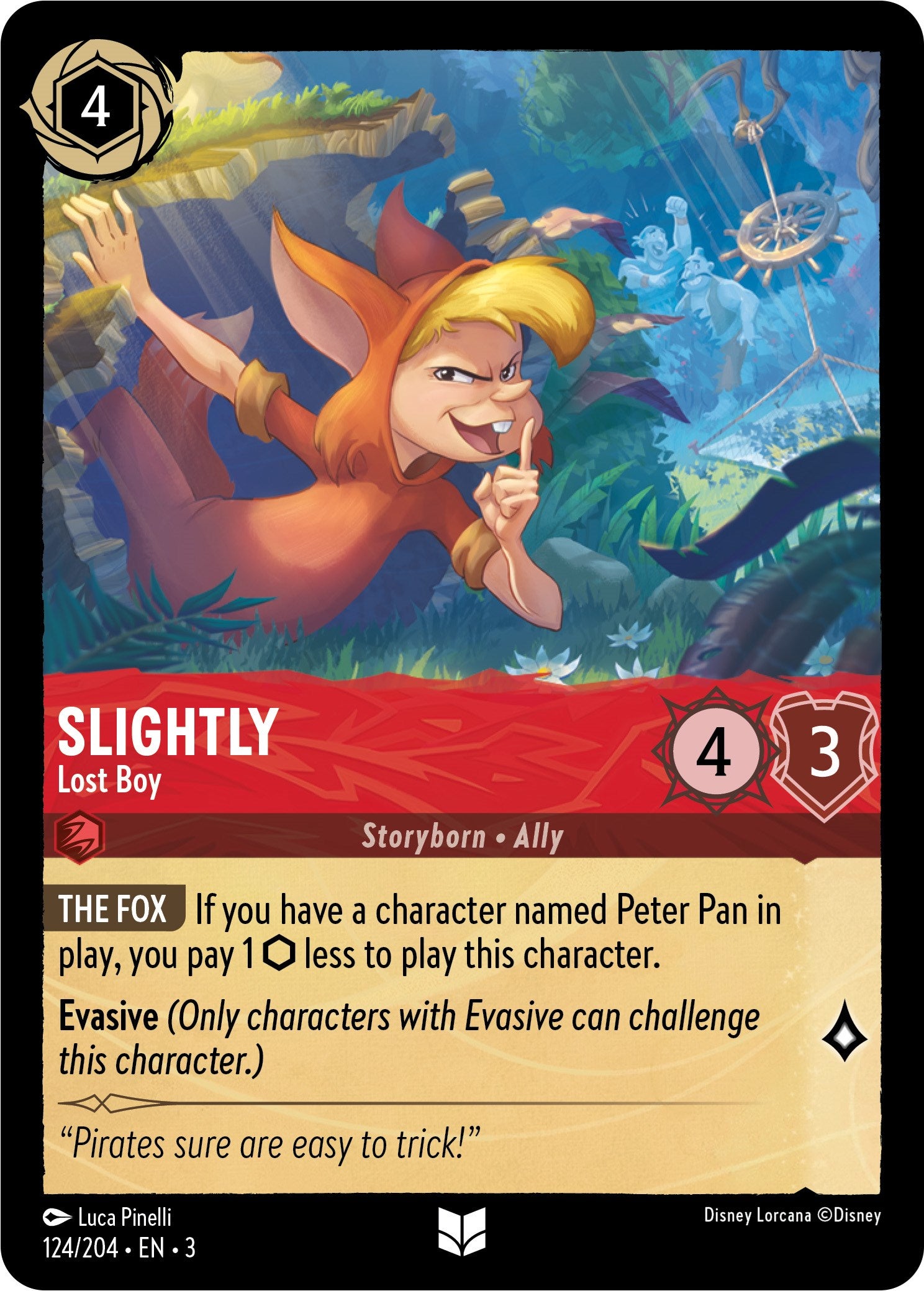 Slightly - Lost Boy (124/204) [Into the Inklands] | Arkham Games and Comics