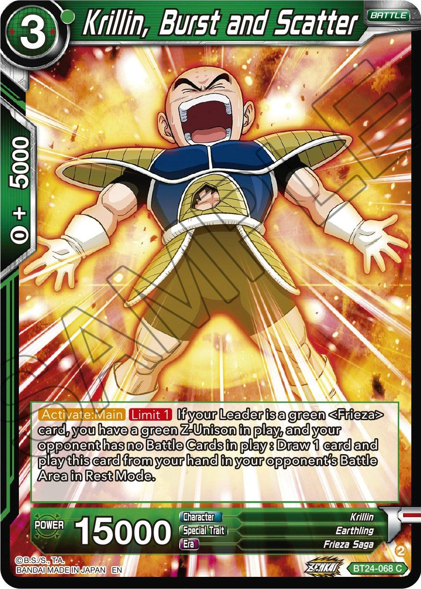 Krillin, Burst and Scatter (BT24-068) [Beyond Generations] | Arkham Games and Comics