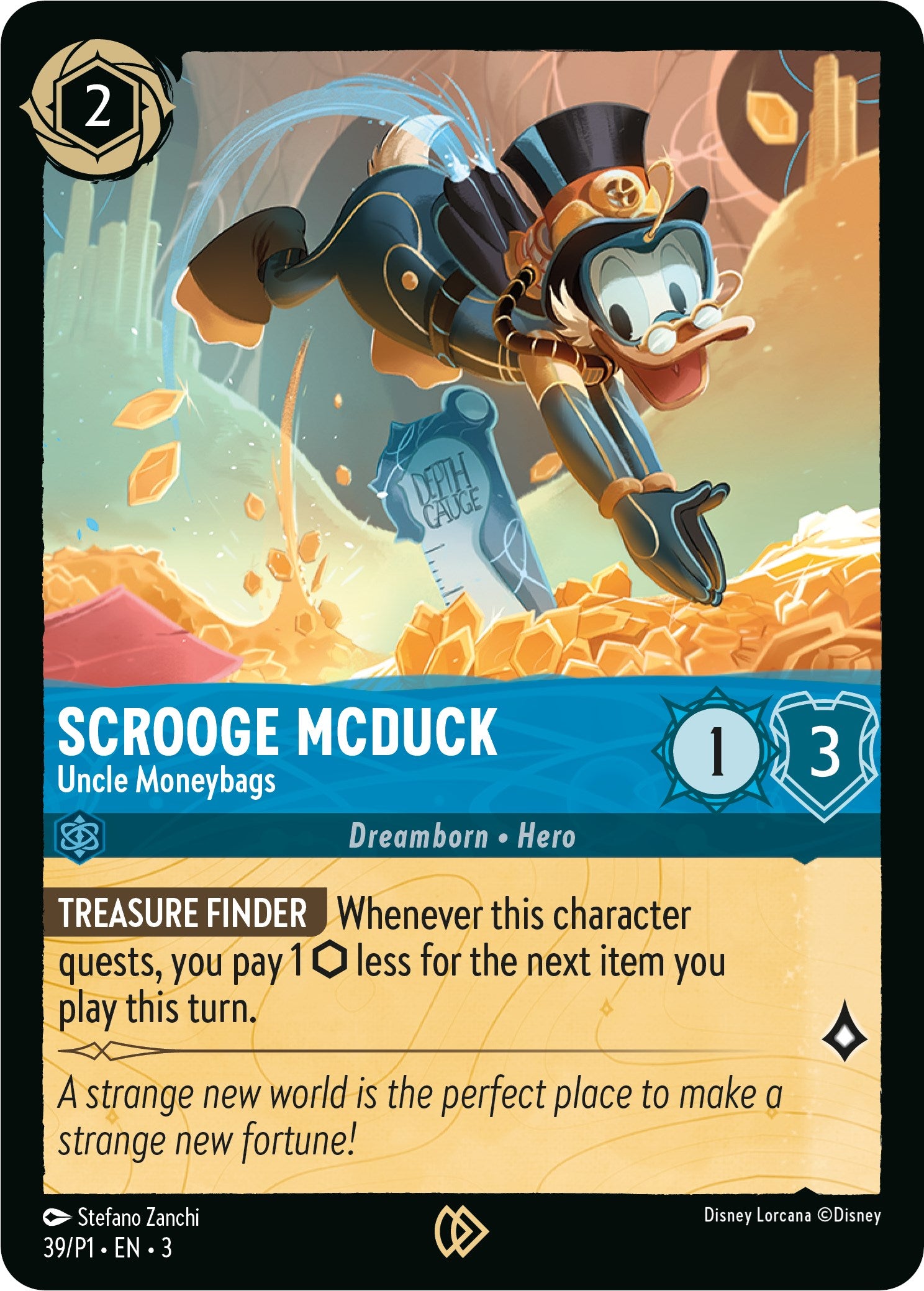 Scrooge McDuck - Uncle Moneybags (39) [Promo Cards] | Arkham Games and Comics