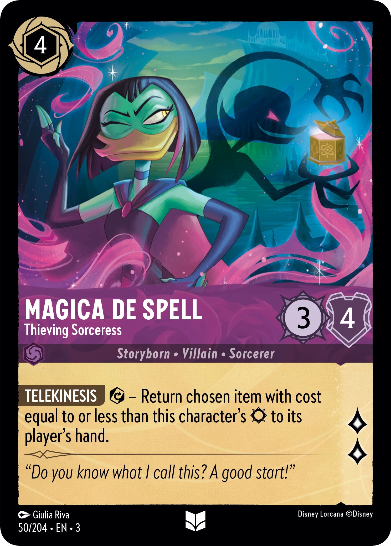 Magica De Spell - Thieving Sorceress (50/204) [Into the Inklands] | Arkham Games and Comics