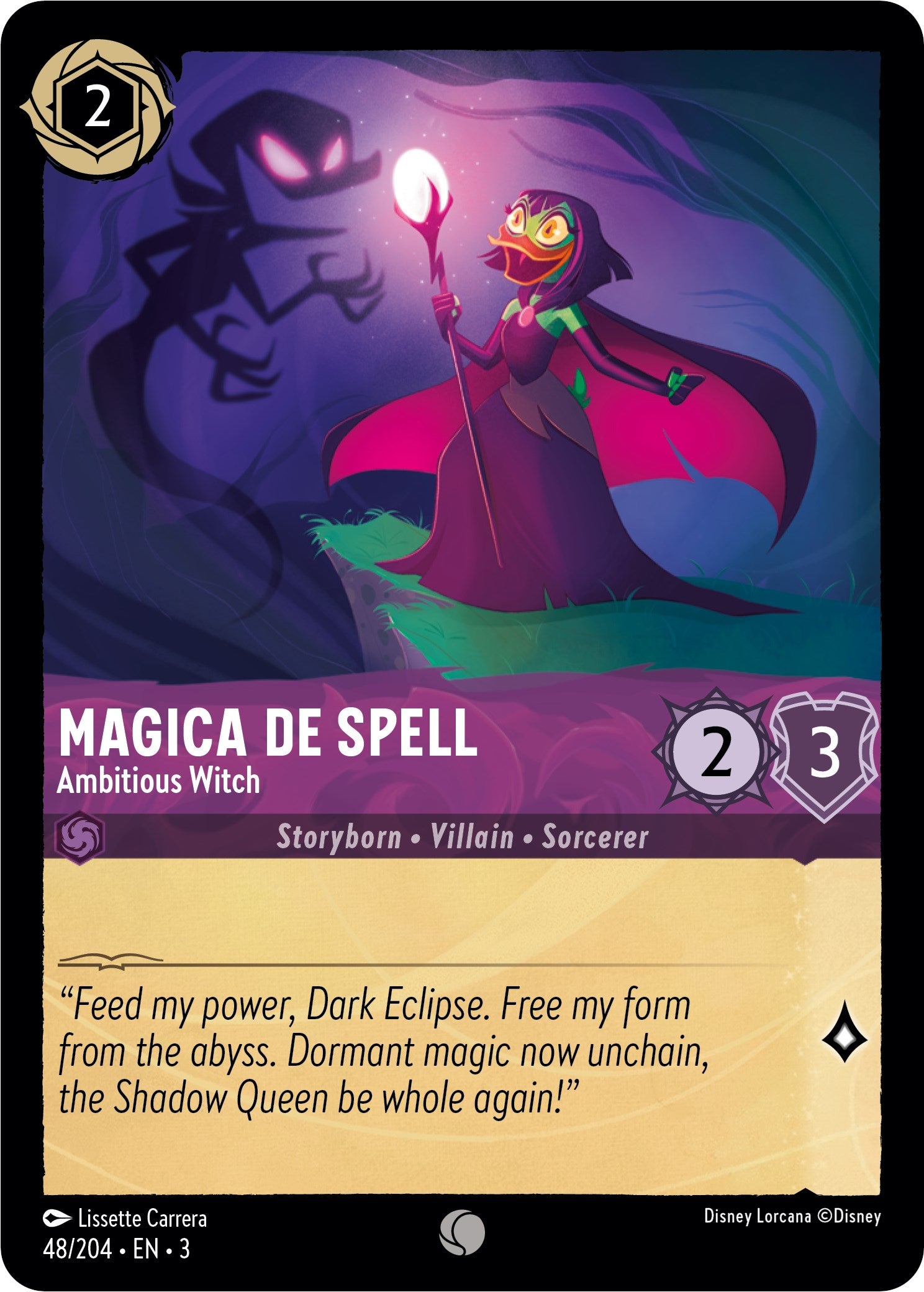 Magica De Spell - Ambitious Witch (48/204) [Into the Inklands] | Arkham Games and Comics