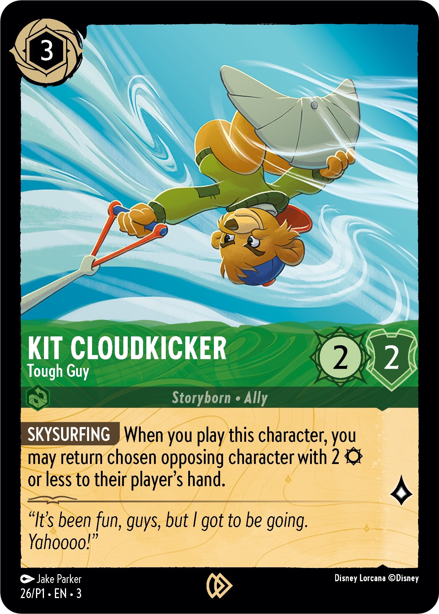 Kit Cloudkicker - Tough Guy (26) [Promo Cards] | Arkham Games and Comics