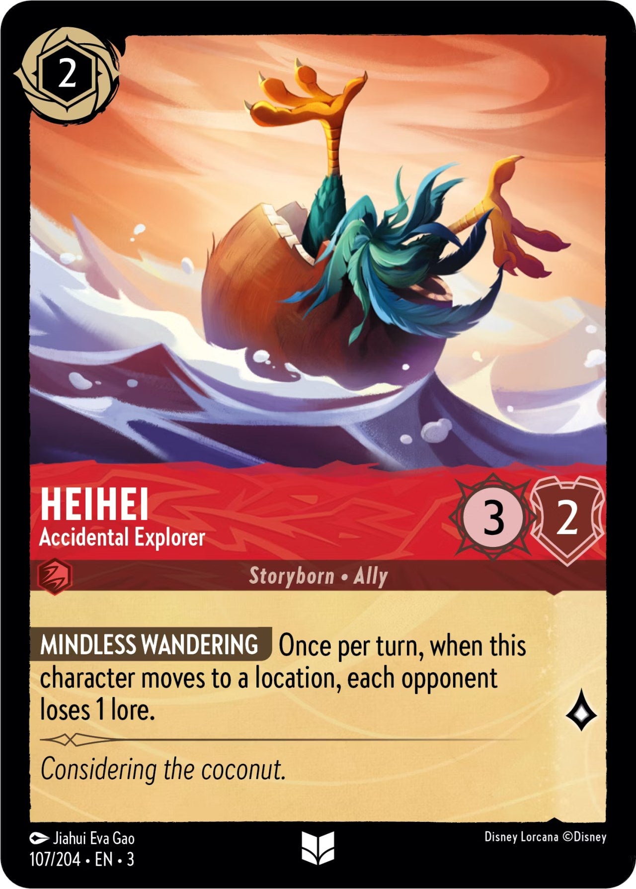 HeiHei - Accidental Explorer (107/204) [Into the Inklands] | Arkham Games and Comics