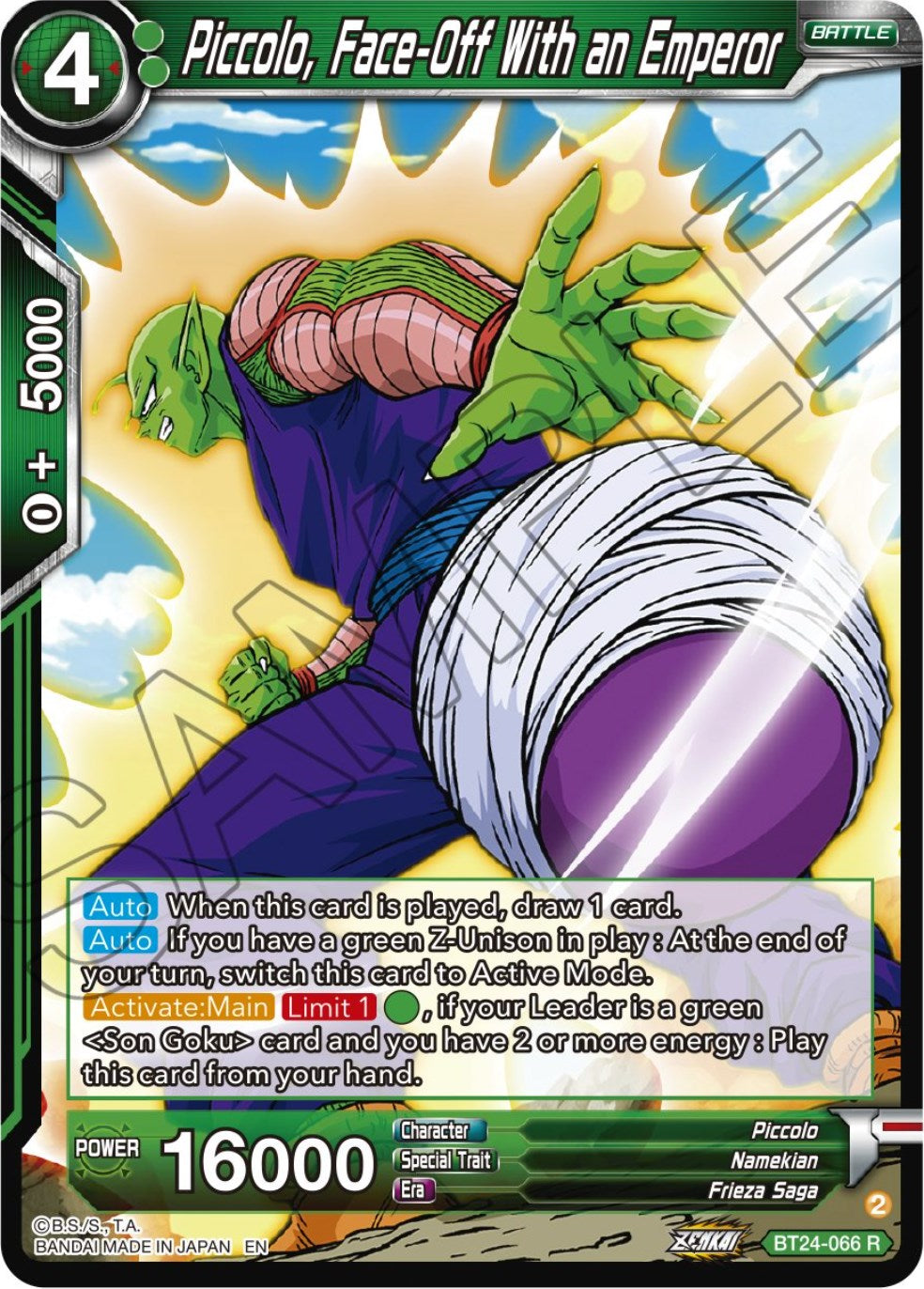 Piccolo, Face-Off With an Emperor (BT24-066) [Beyond Generations] | Arkham Games and Comics