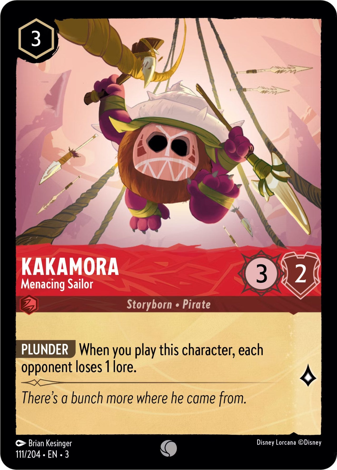 Kakamora - Menacing Sailor (111/204) [Into the Inklands] | Arkham Games and Comics
