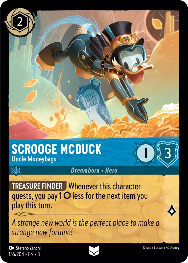 Scrooge McDuck - Uncle Moneybags (155/204) [Into the Inklands] | Arkham Games and Comics