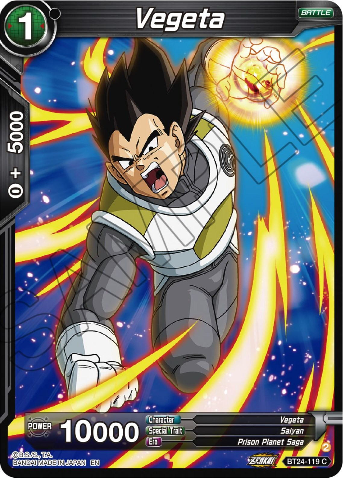 Vegeta (BT24-119) [Beyond Generations] | Arkham Games and Comics