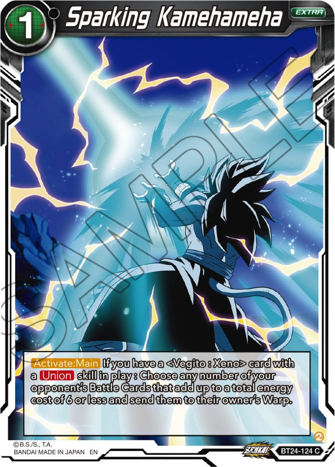 Sparking Kamehameha (BT24-124) [Beyond Generations] | Arkham Games and Comics