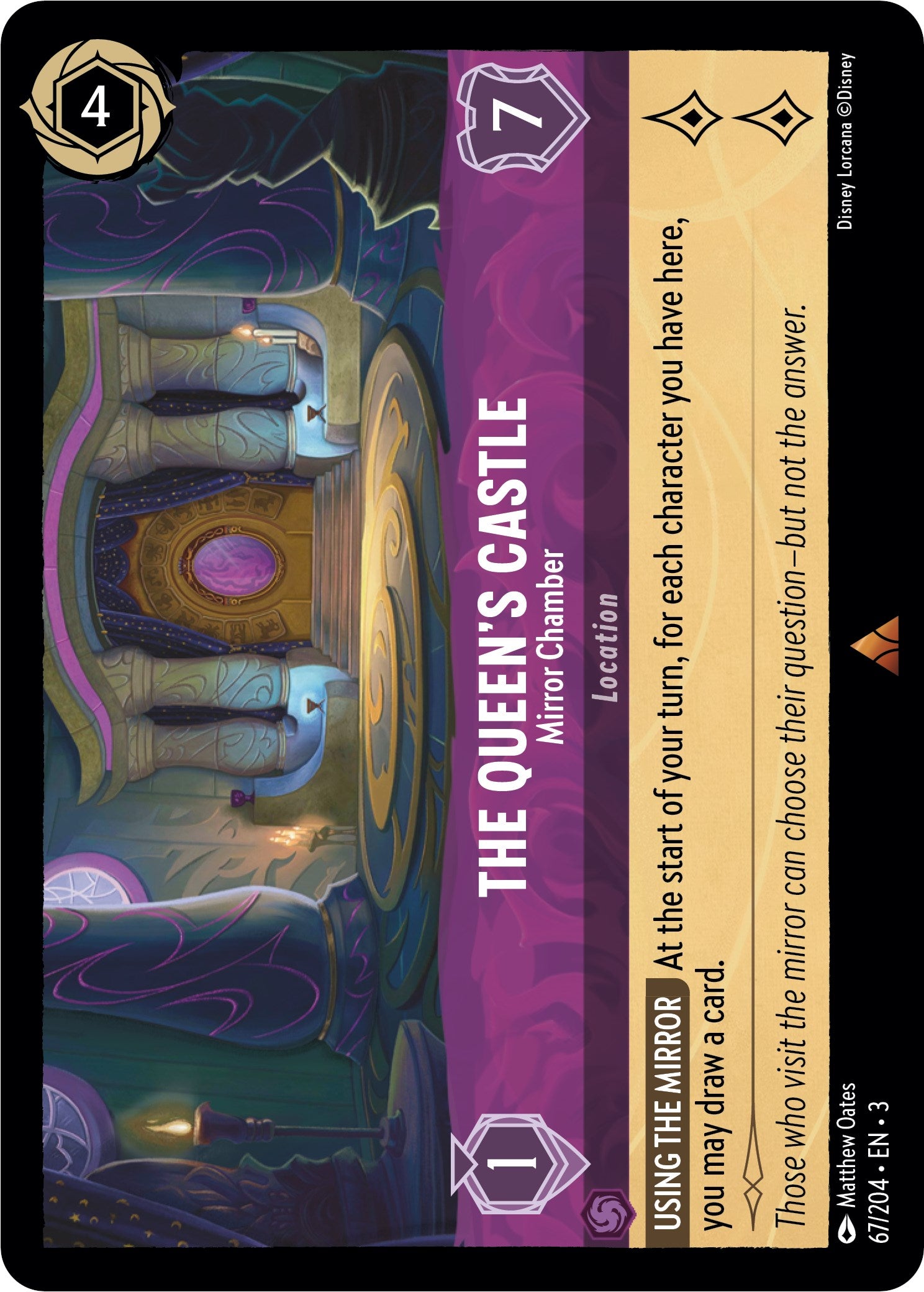 The Queen's Castle - Mirror Chamber (67/204) [Into the Inklands] | Arkham Games and Comics