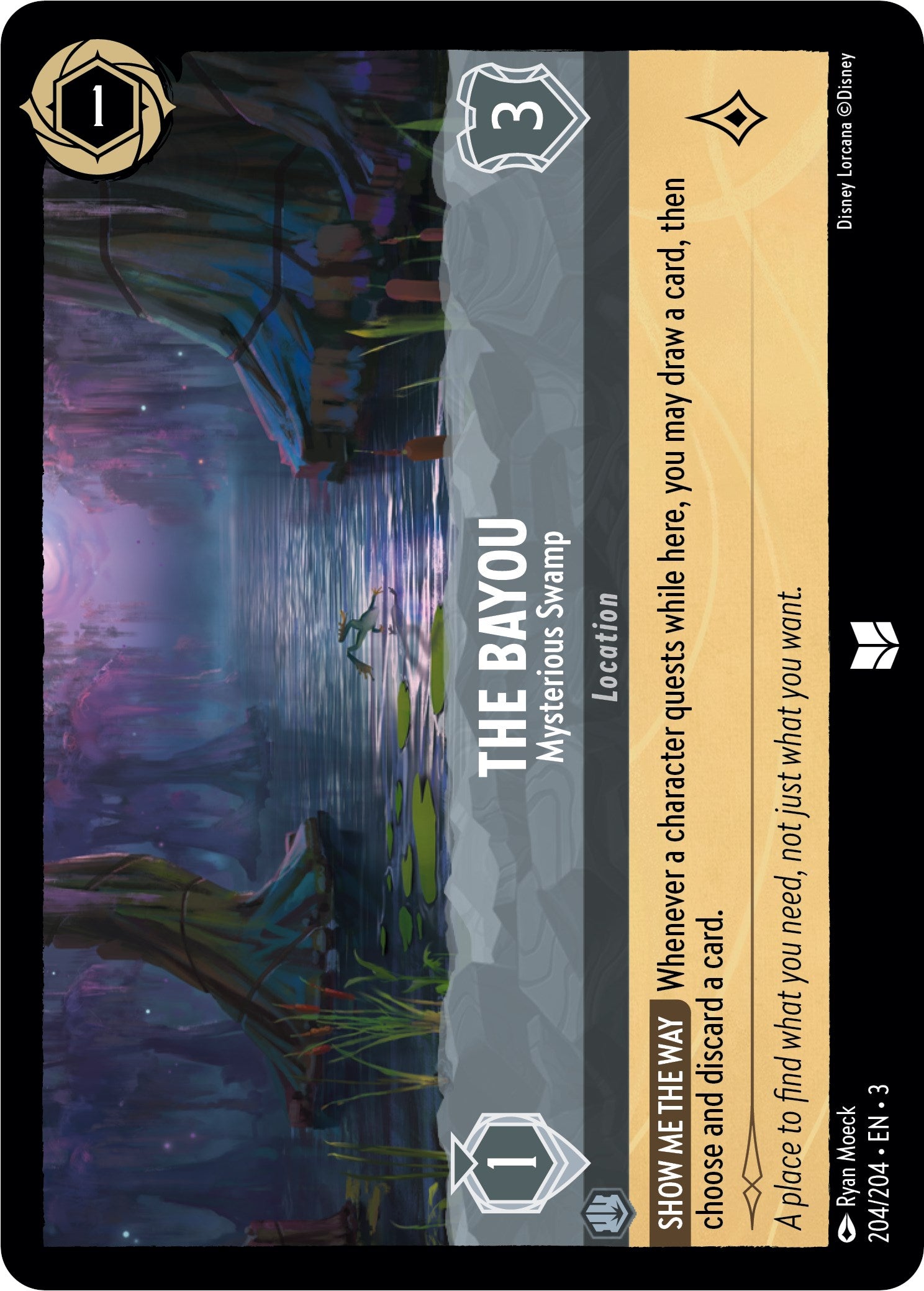 The Bayou - Mysterious Swamp (204/204) [Into the Inklands] | Arkham Games and Comics