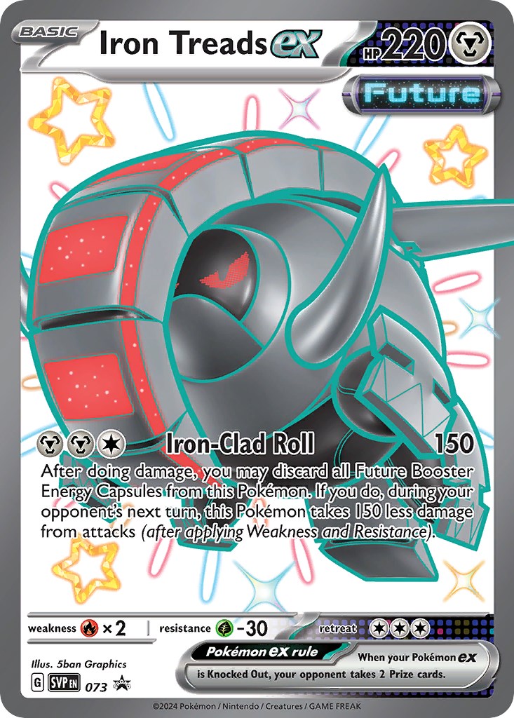 Iron Treads ex (073) [Scarlet & Violet: Black Star Promos] | Arkham Games and Comics