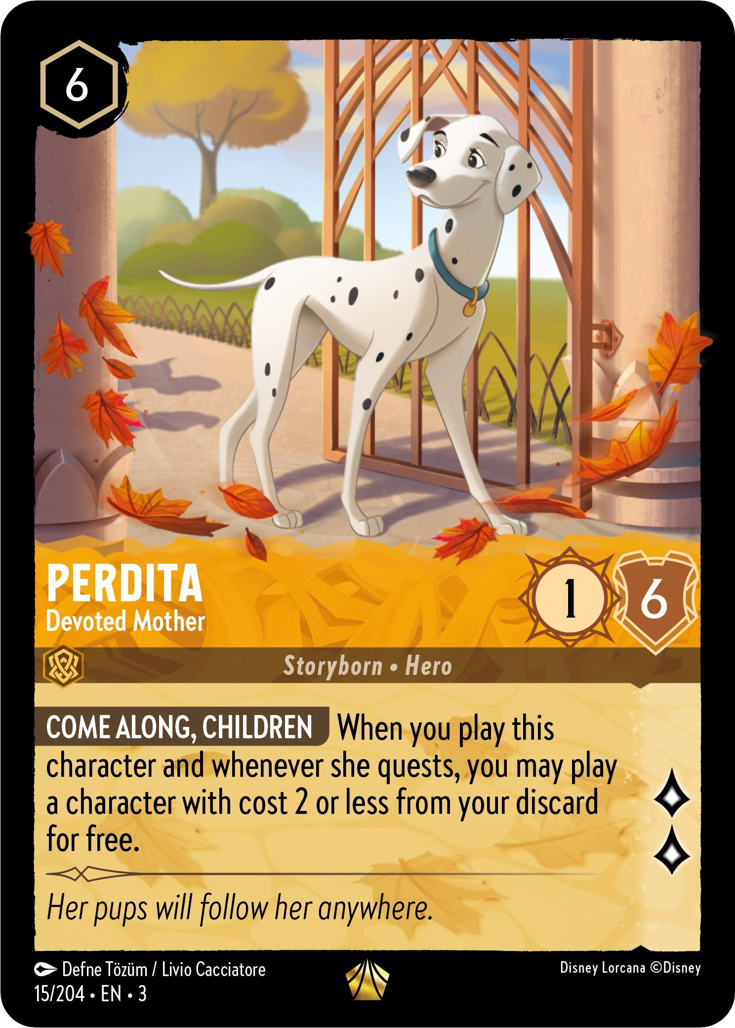 Perdita - Devoted Mother (15/204) [Into the Inklands] | Arkham Games and Comics