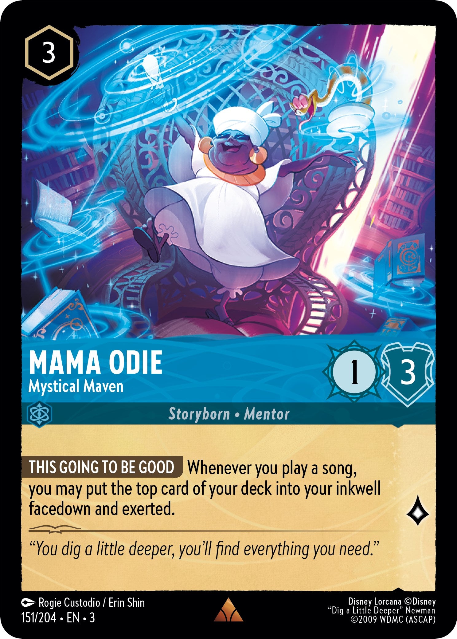 Mama Odie - Mystical Maven (151/204) [Into the Inklands] | Arkham Games and Comics