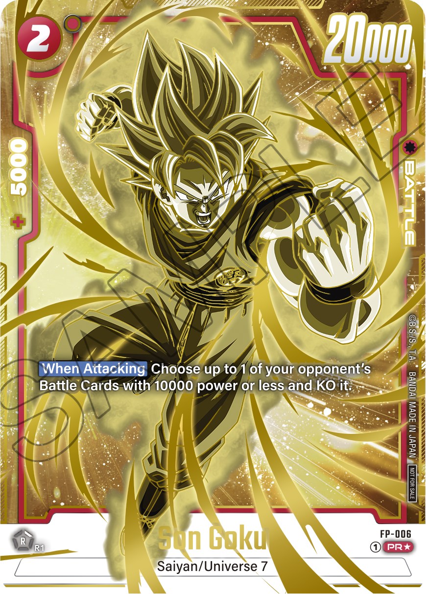 Son Goku (FP-006) (Gold) [Fusion World Promotion Cards] | Arkham Games and Comics