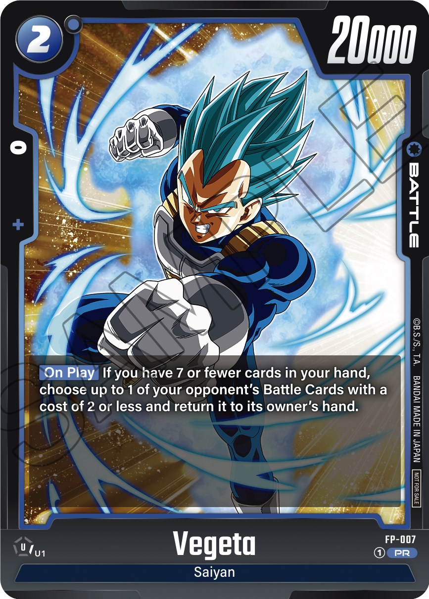 Vegeta (FP-007) [Fusion World Promotion Cards] | Arkham Games and Comics