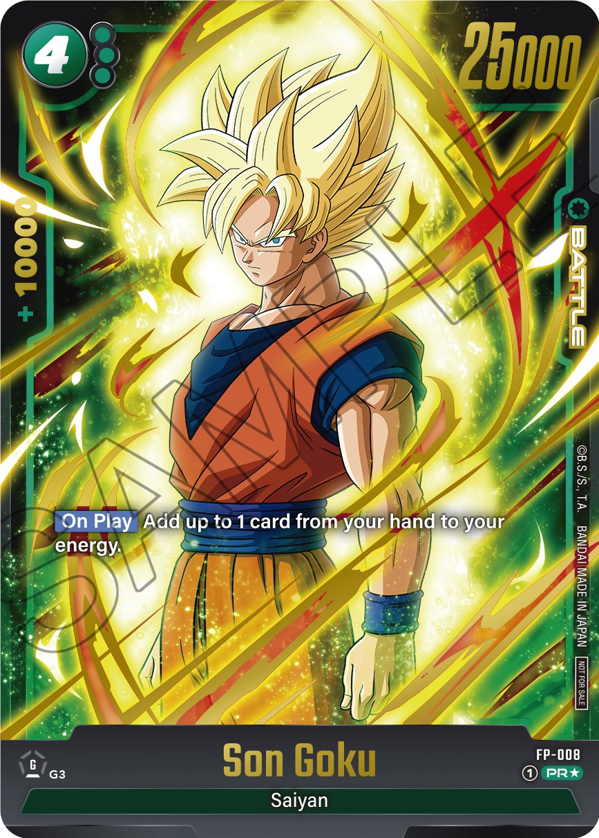 Son Goku (FP-008) (Gold) [Fusion World Promotion Cards] | Arkham Games and Comics