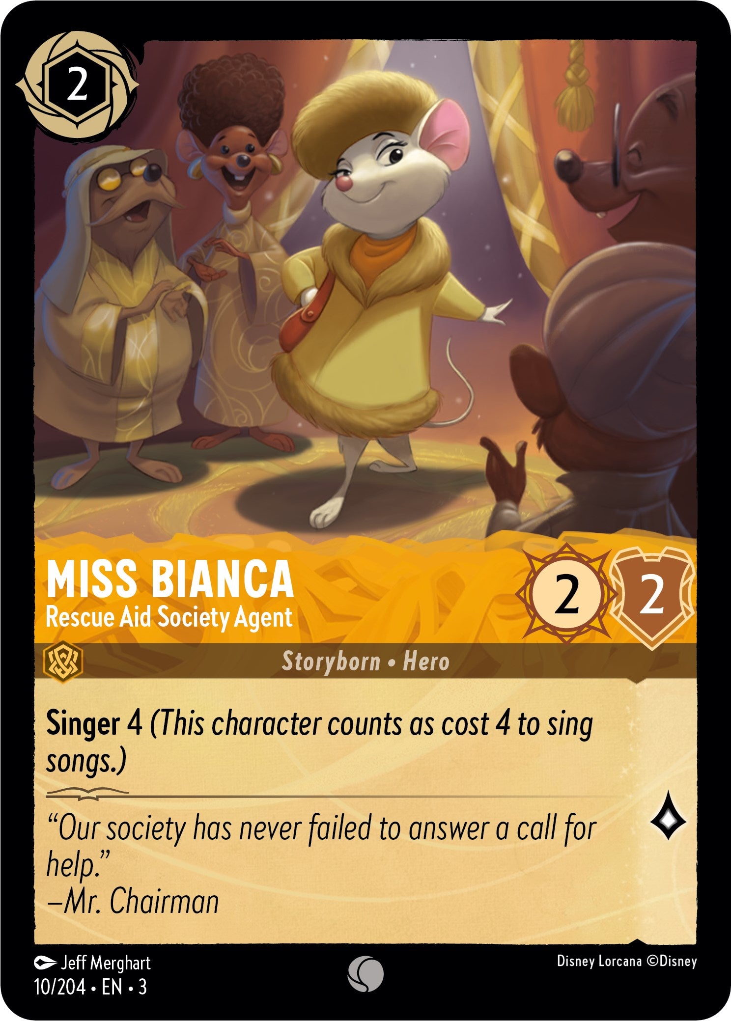 Miss Bianca - Rescue Aid Society Agent (10/204) [Into the Inklands] | Arkham Games and Comics