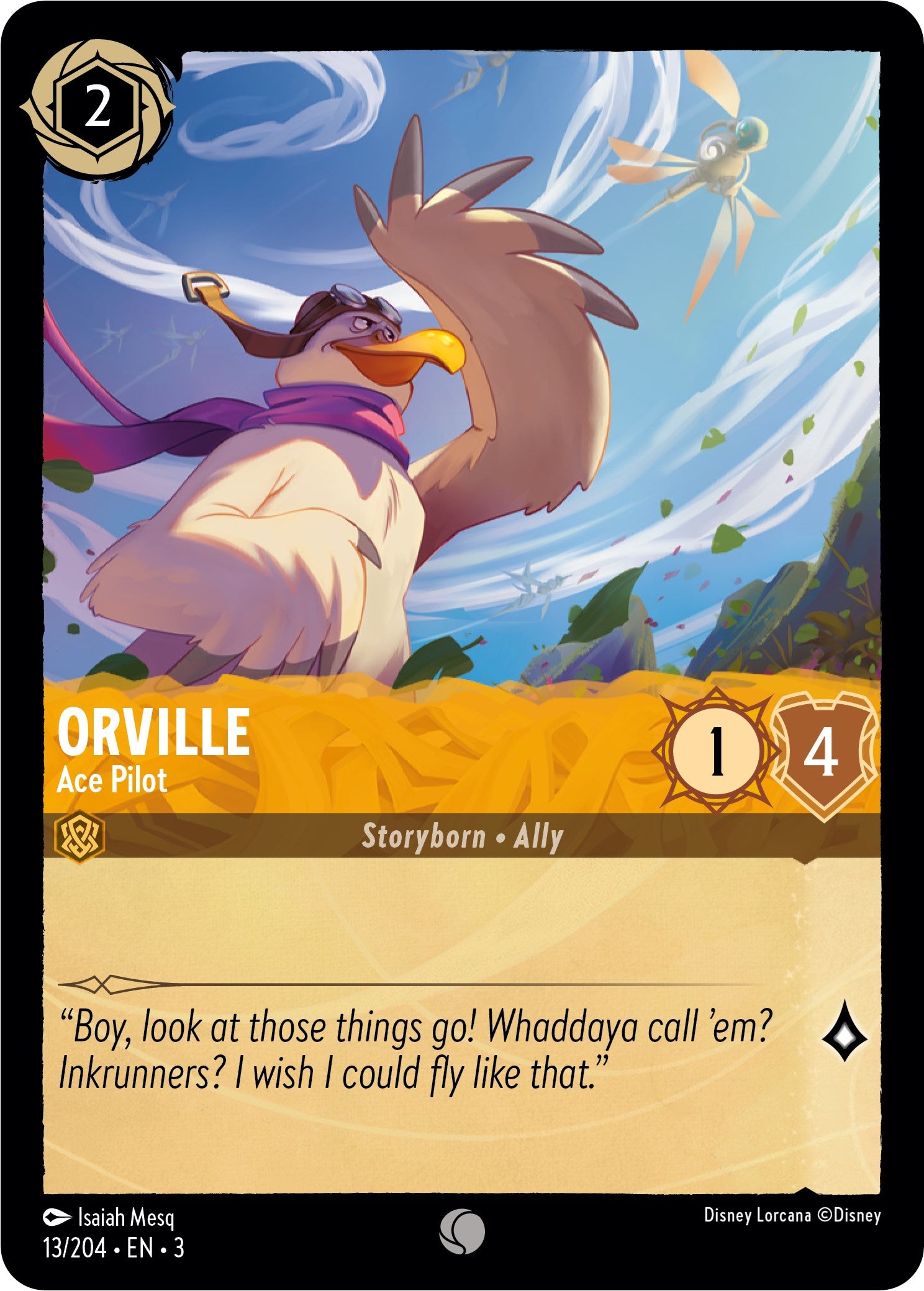 Orville - Ace Pilot (13/204) [Into the Inklands] | Arkham Games and Comics