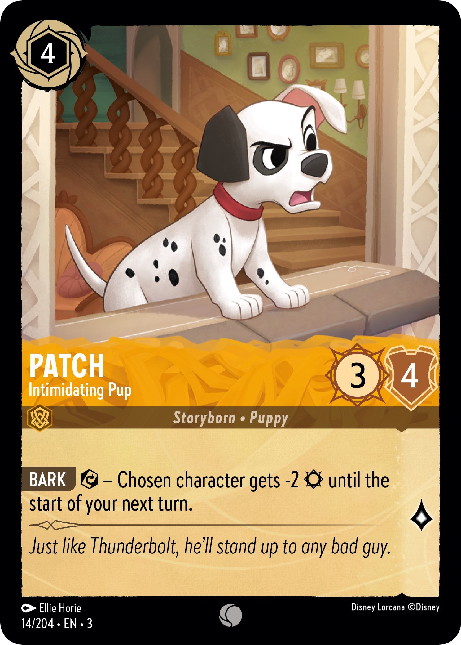 Patch - Intimidating Pup (14/204) [Into the Inklands] | Arkham Games and Comics