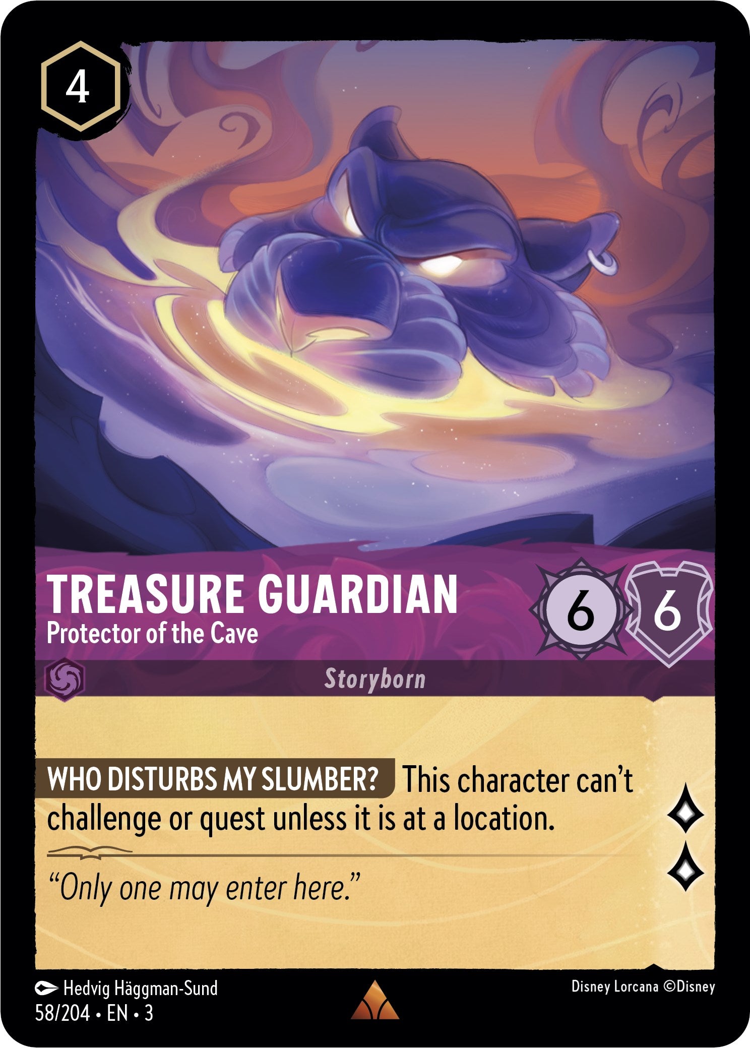 Treasure Guardian - Protector of the Cave (58/204) [Into the Inklands] | Arkham Games and Comics