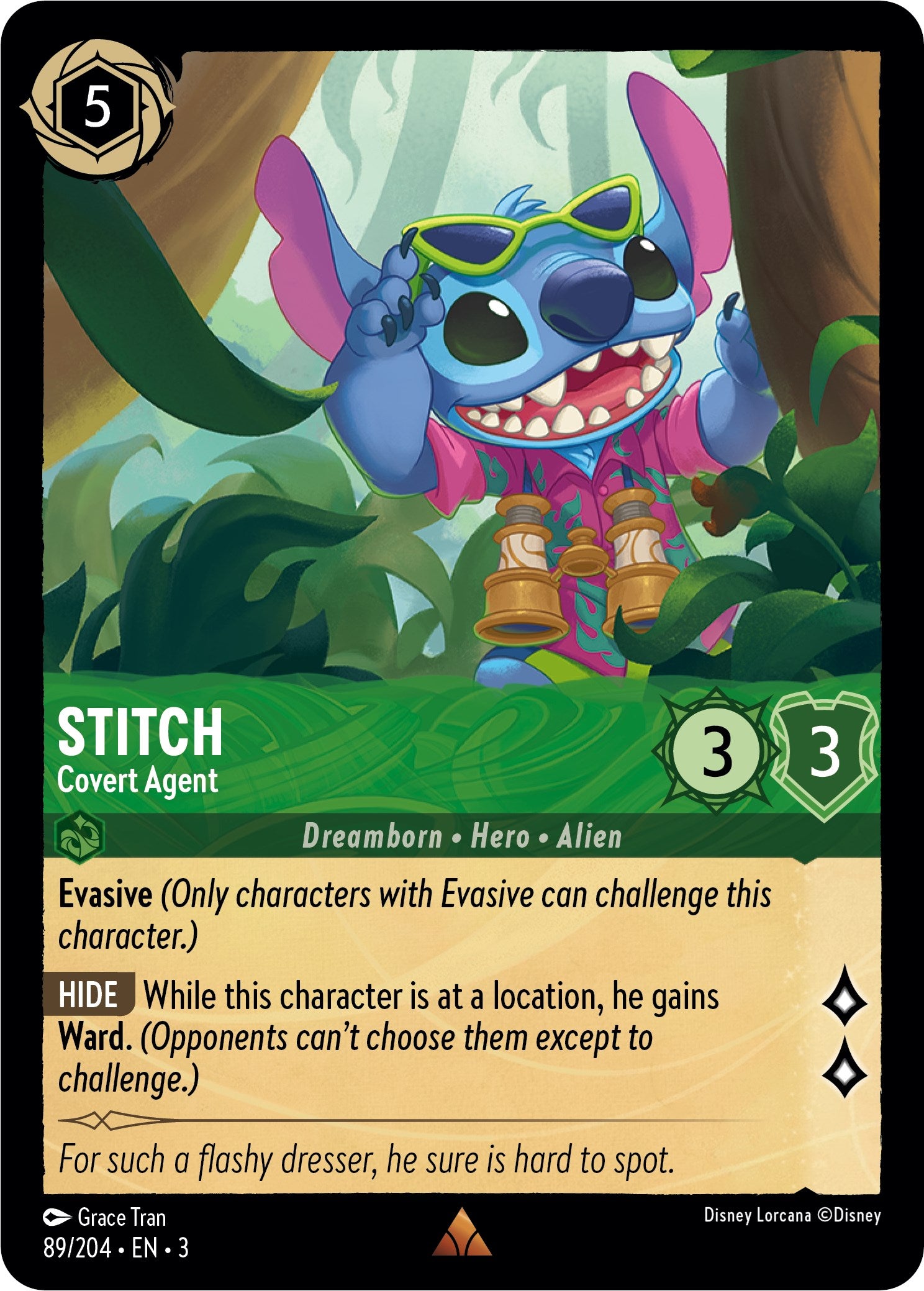 Stitch - Covert Agent (89//204) [Into the Inklands] | Arkham Games and Comics