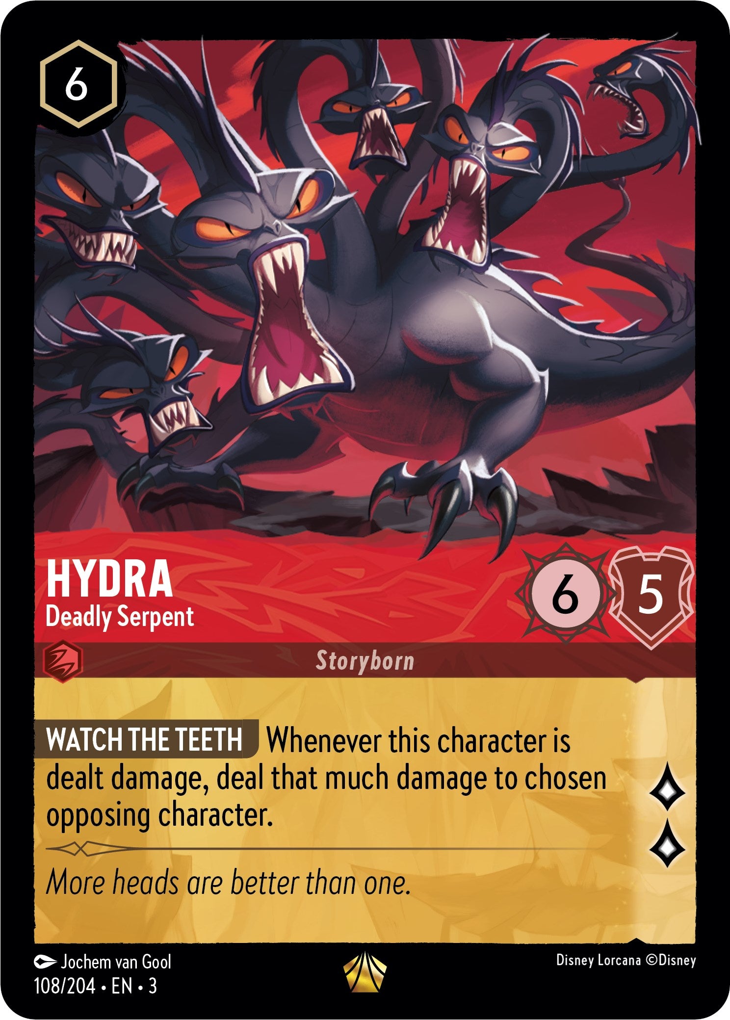 Hydra - Deadly Serpent (108/204) [Into the Inklands] | Arkham Games and Comics