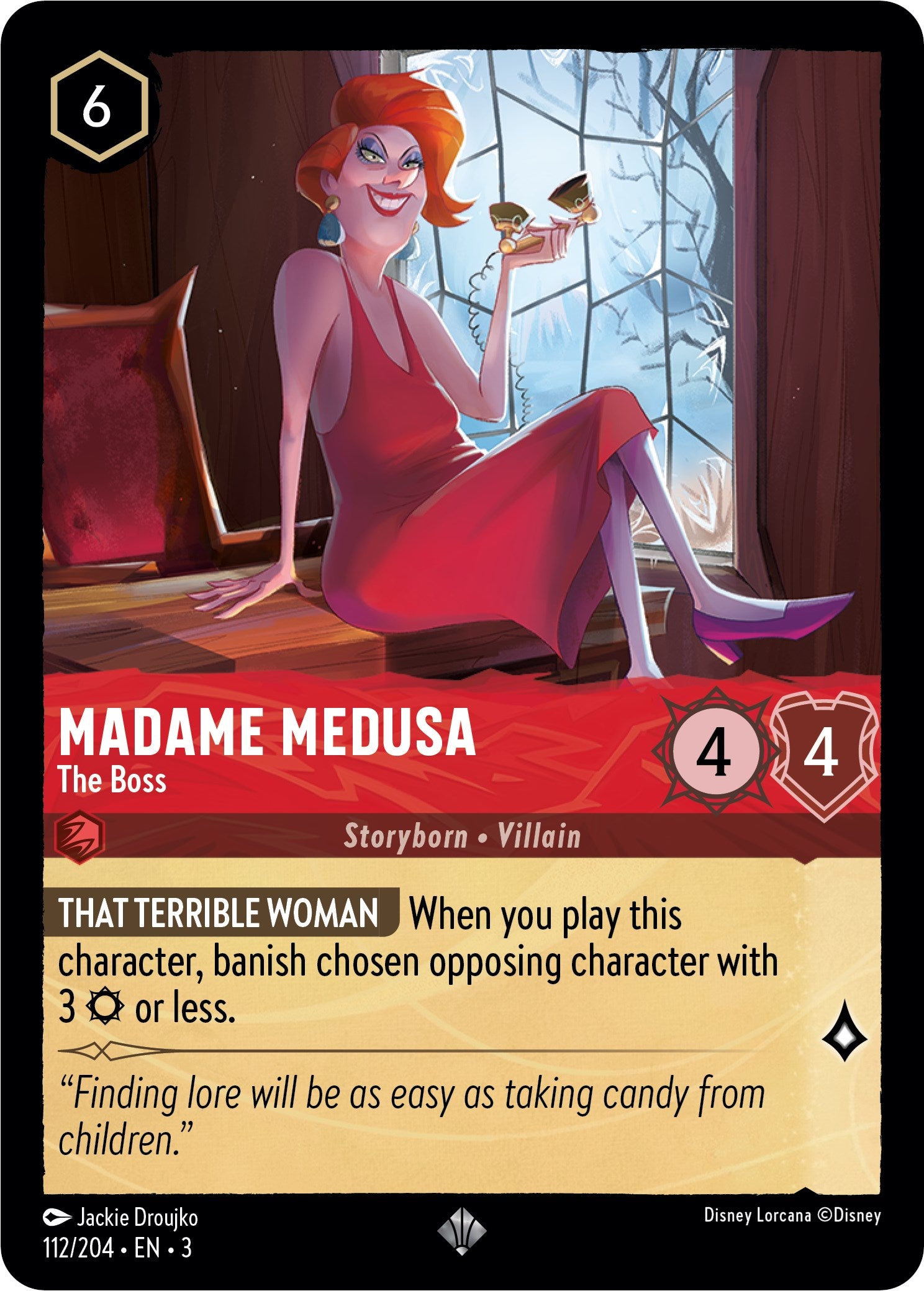 Madame Medusa - The Boss (112/204) [Into the Inklands] | Arkham Games and Comics