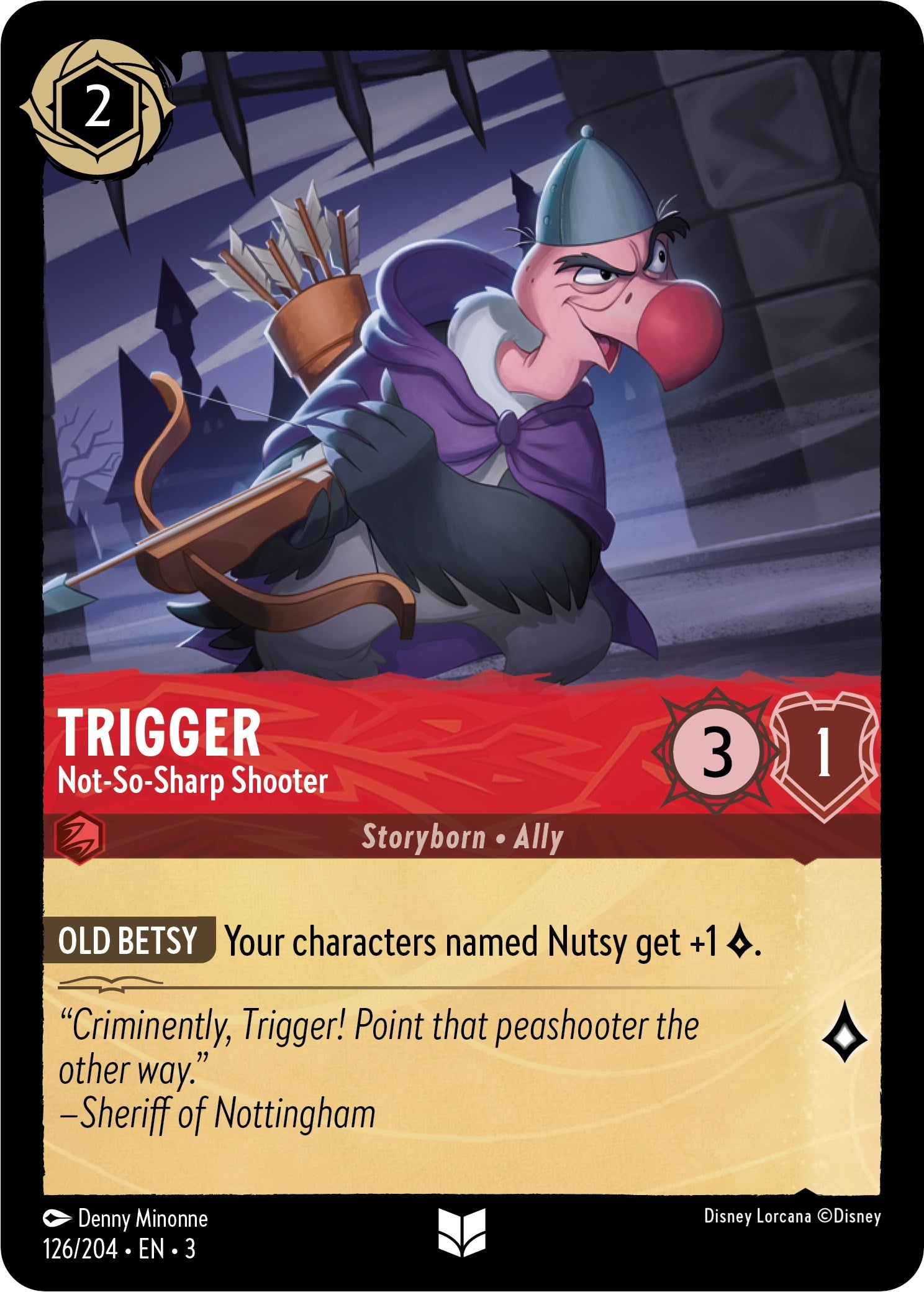 Trigger - Not-So-Sharp Shooter (126//204) [Into the Inklands] | Arkham Games and Comics