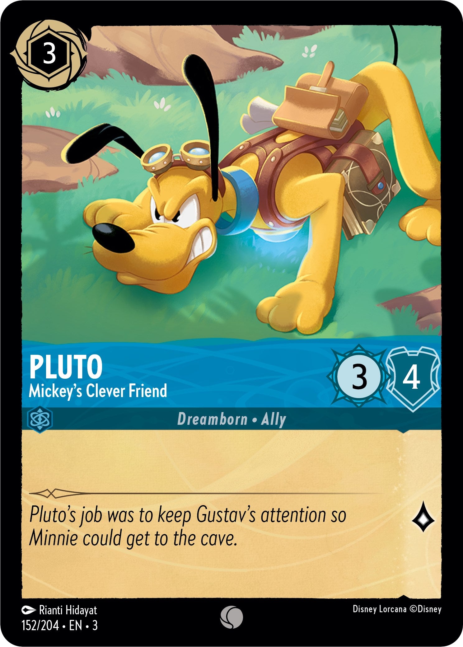 Pluto - Mickey's Clever Friend (152/204) [Into the Inklands] | Arkham Games and Comics