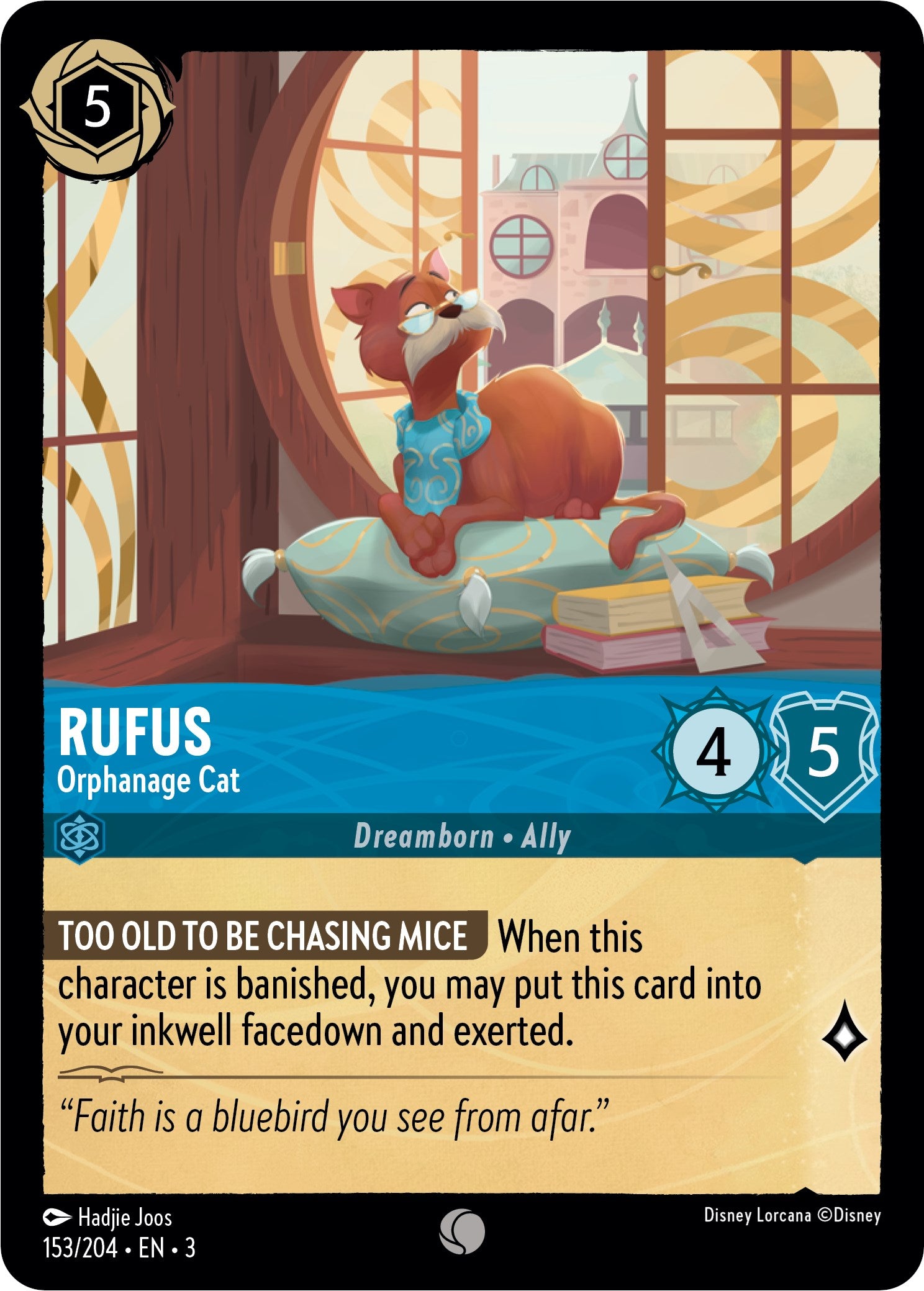 Rufus - Orphanage Cat (153/204) [Into the Inklands] | Arkham Games and Comics