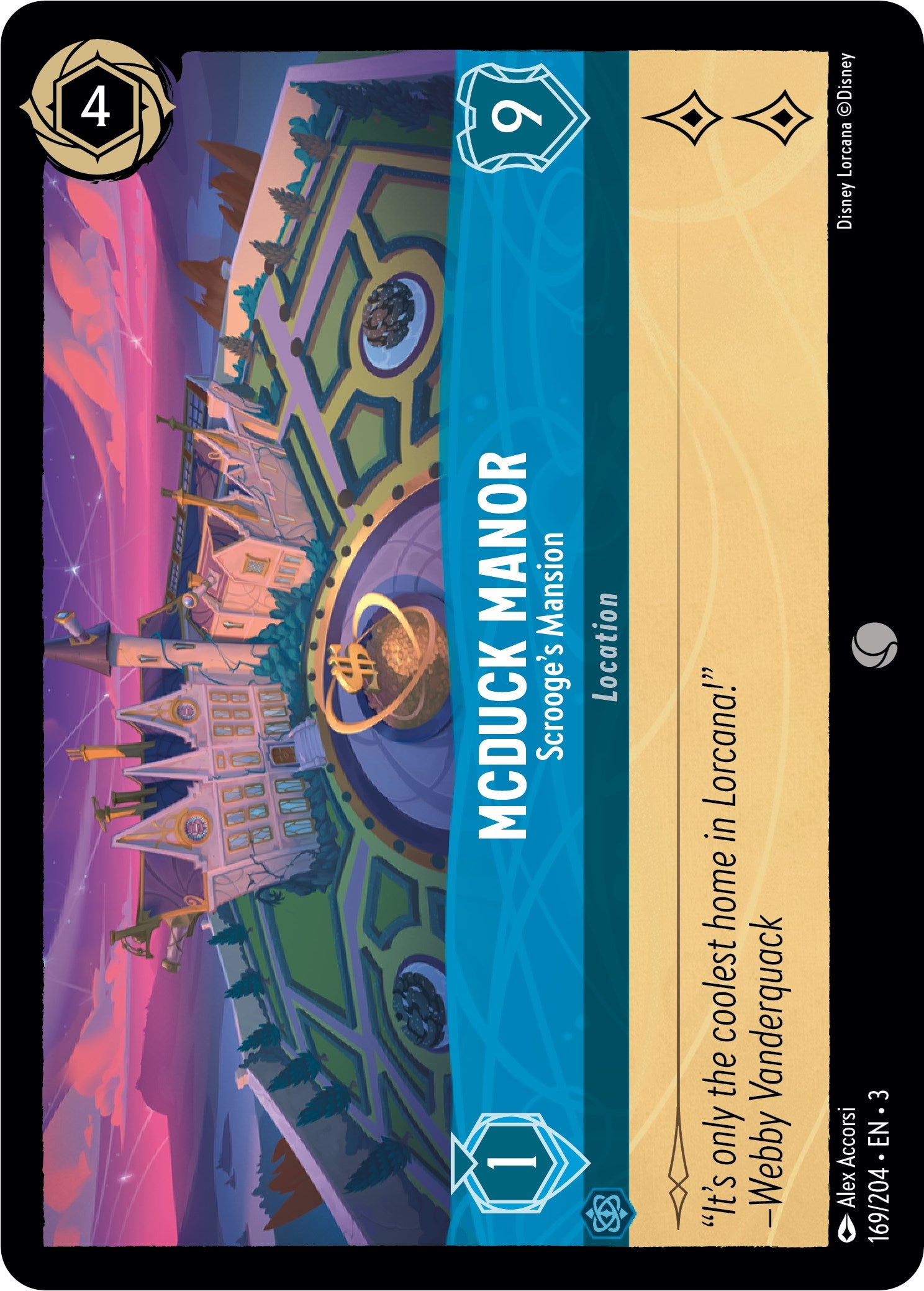 McDuck Manor - Scrooge's Mansion (169/204) [Into the Inklands] | Arkham Games and Comics