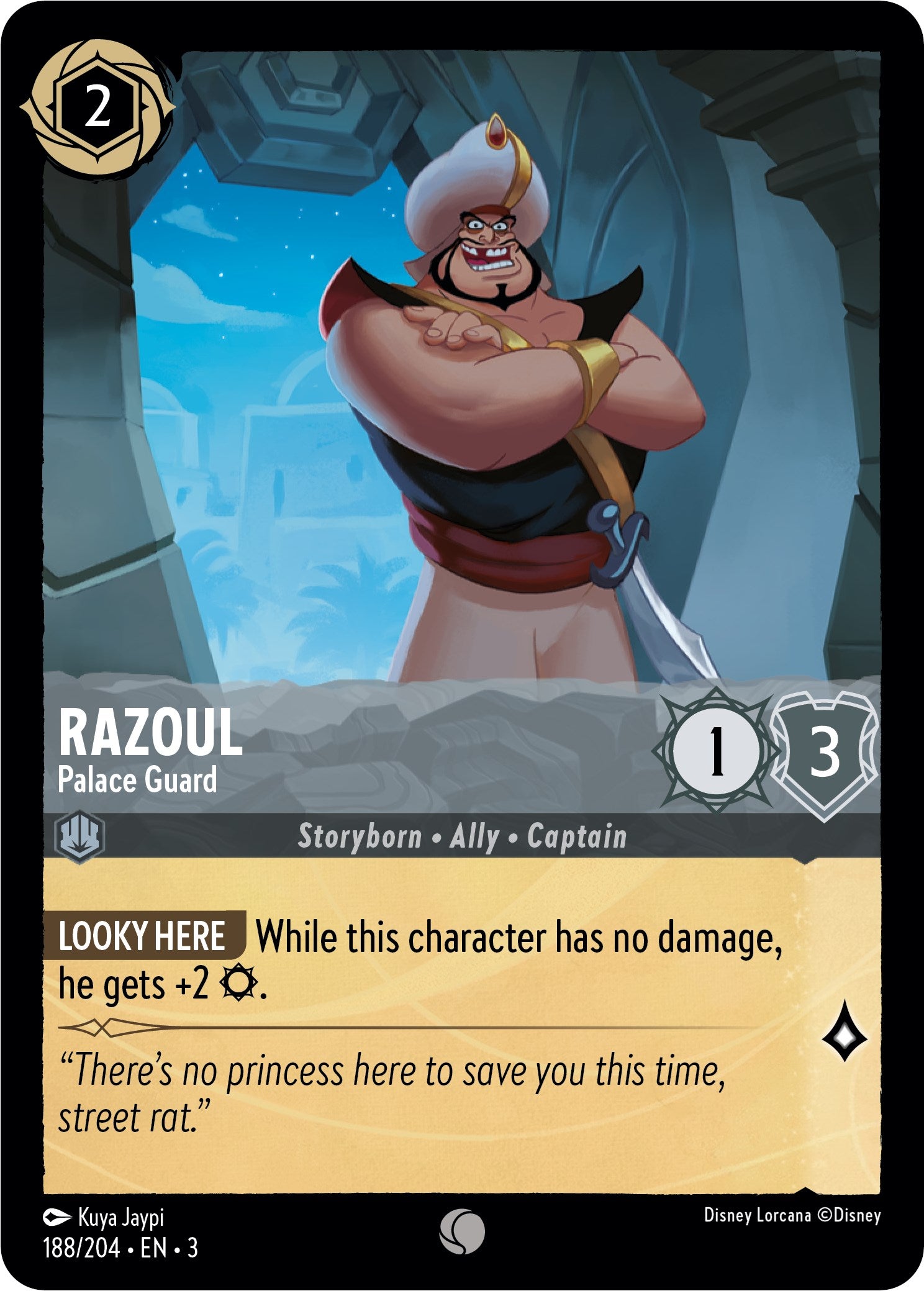 Razoul - Palace Guard (188/204) [Into the Inklands] | Arkham Games and Comics