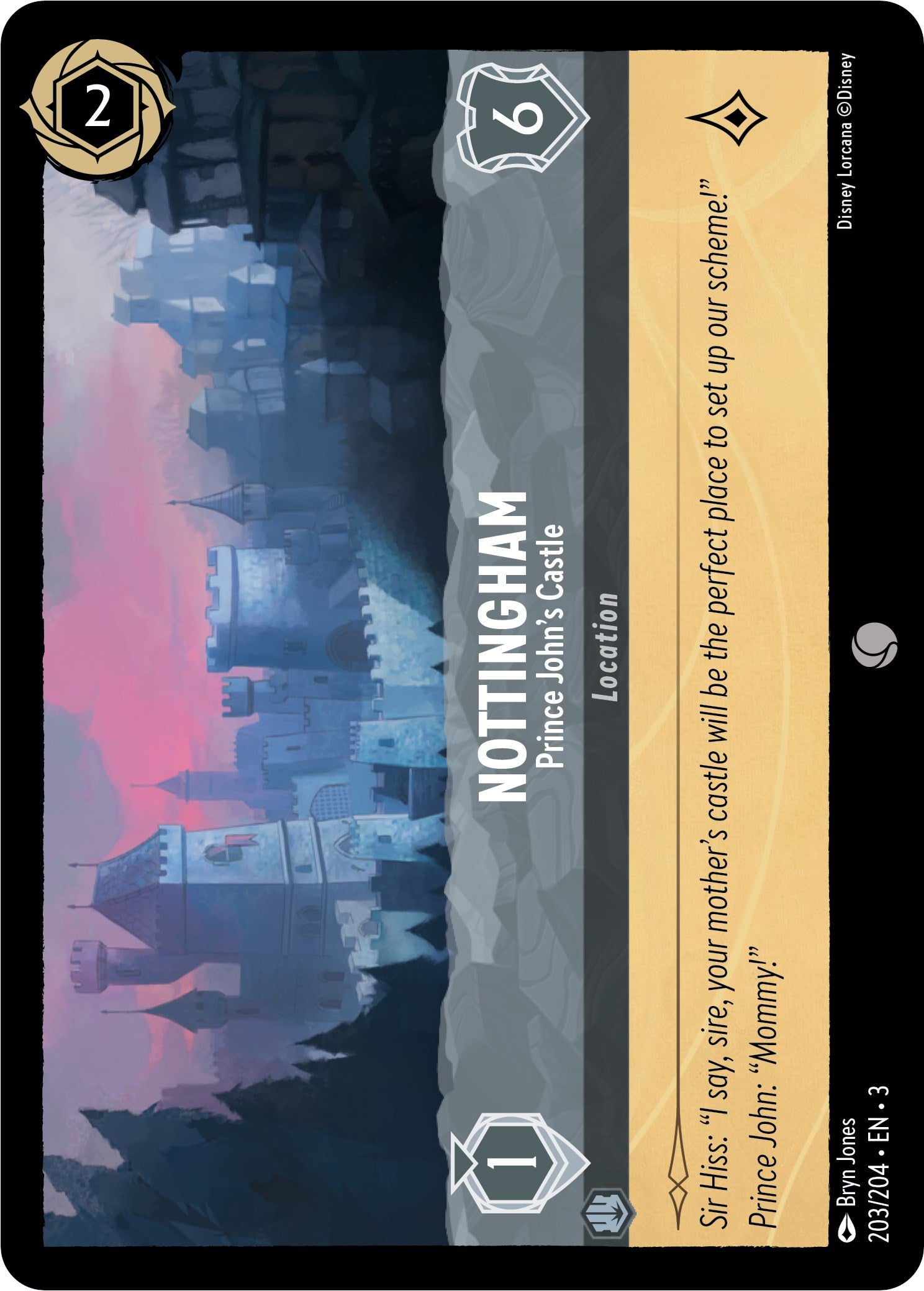 Nottingham - Prince John's Castle (203/204) [Into the Inklands] | Arkham Games and Comics