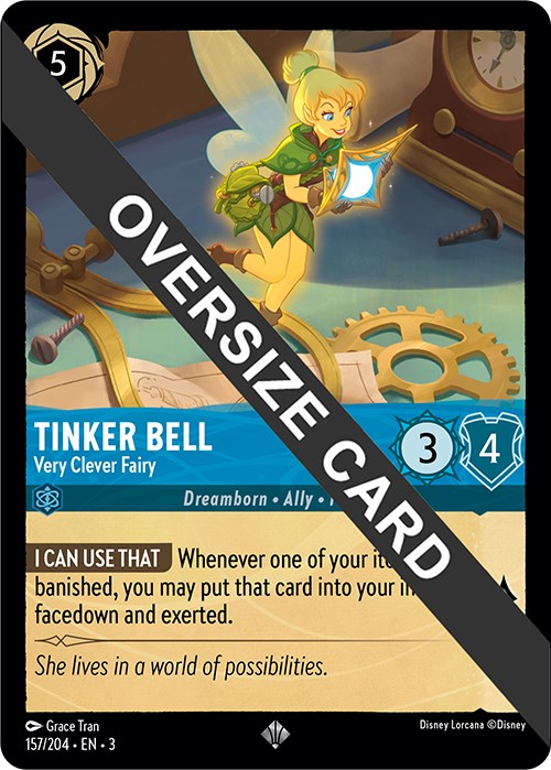 Tinker Bell - Very Clever Fairy (Oversized) (157/204) [Into the Inklands] | Arkham Games and Comics
