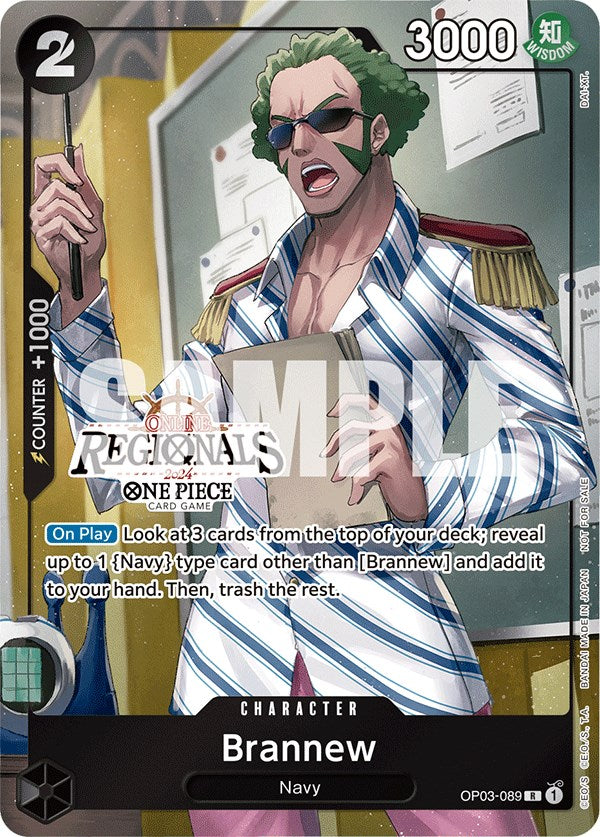 Brannew (Online Regional 2024) [Participant] [One Piece Promotion Cards] | Arkham Games and Comics