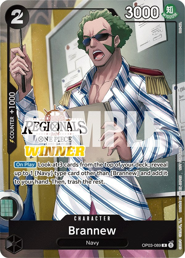 Brannew (Online Regional 2024) [Winner] [One Piece Promotion Cards] | Arkham Games and Comics