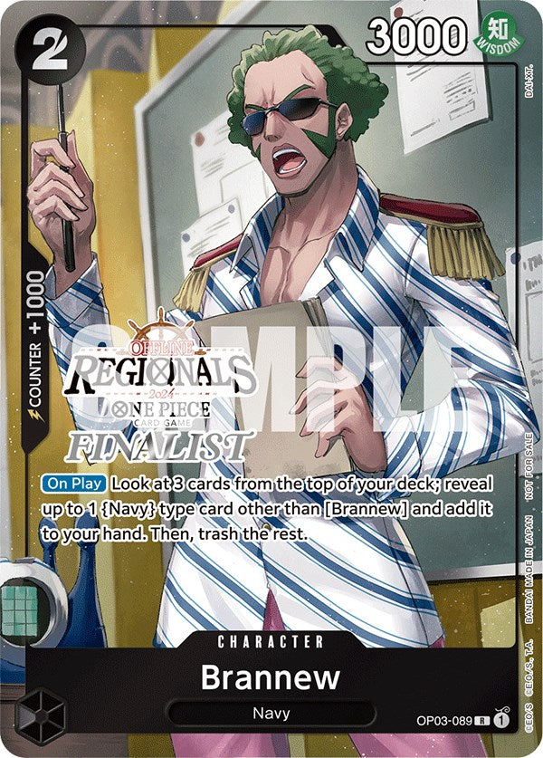 Brannew (Offline Regional 2024) [Finalist] [One Piece Promotion Cards] | Arkham Games and Comics