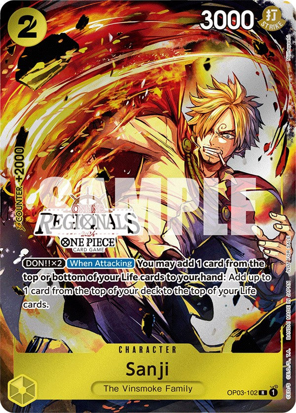 Sanji (Online Regional 2024) [Participant] [One Piece Promotion Cards] | Arkham Games and Comics