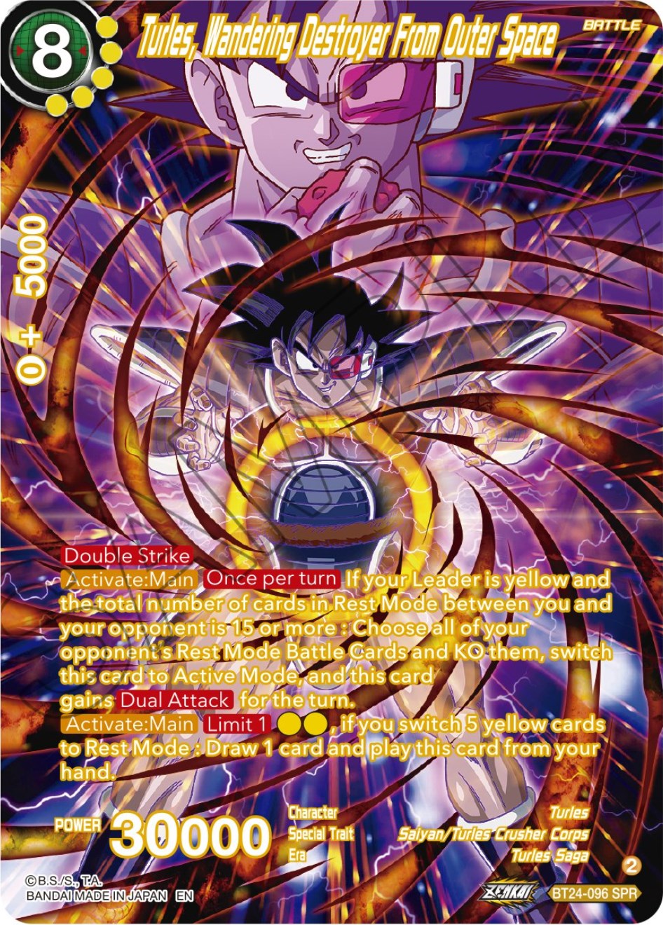 Turles, Wandering Destroyer From Outer Space (SPR) (BT24-096) [Beyond Generations] | Arkham Games and Comics