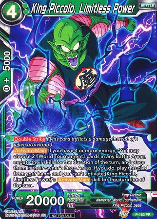King Piccolo, Limitless Power (Power Booster) (P-153) [Promotion Cards] | Arkham Games and Comics