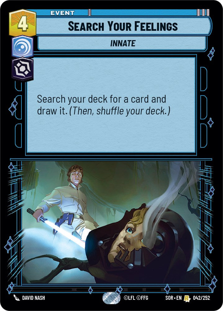 Search Your Feelings (042/252) [Spark of Rebellion] | Arkham Games and Comics