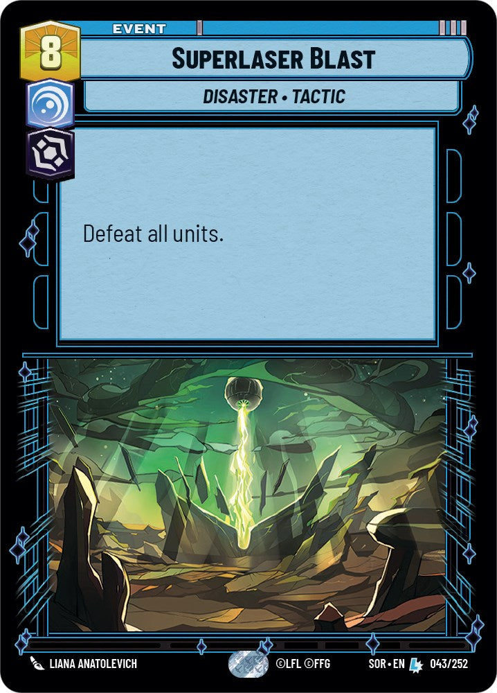 Superlaser Blast (043/252) [Spark of Rebellion] | Arkham Games and Comics